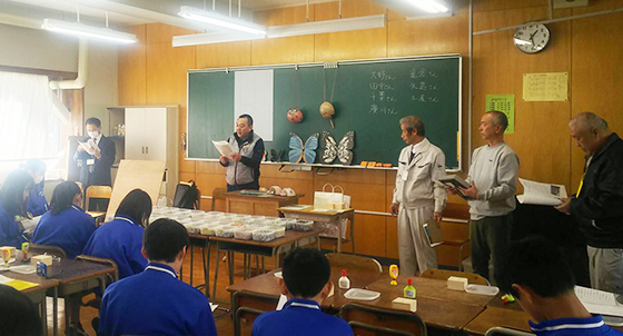 ものづくりマイスター派遣事業(横浜市立六浦中学校)実施報告2