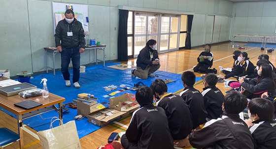 ものづくりマイスター派遣事業(茅ケ崎市立鶴嶺中学校)実施報告2