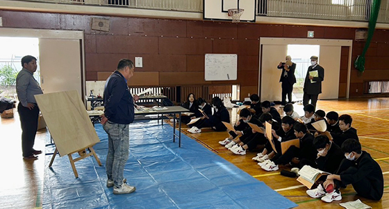 ものづくりマイスター派遣事業(横浜市立六浦中学校)実施報告2