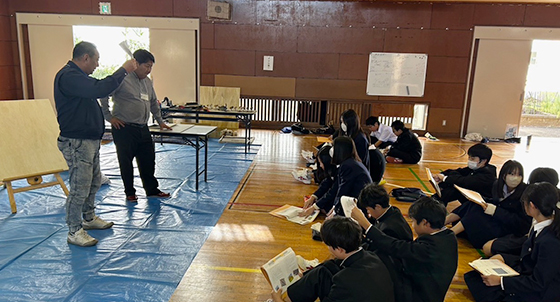ものづくりマイスター派遣事業(横浜市立六浦中学校)実施報告3