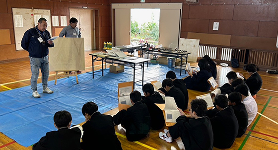 ものづくりマイスター派遣事業(横浜市立六浦中学校)実施報告4