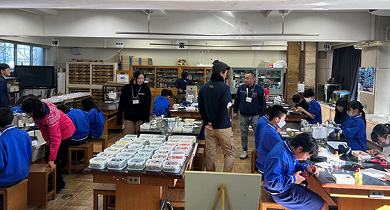 ものづくりマイスター派遣事業(茅ヶ崎市立鶴が台中学校)実施報告4