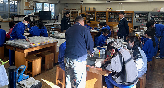 ものづくりマイスター派遣事業(茅ヶ崎市立鶴が台中学校)実施報告2